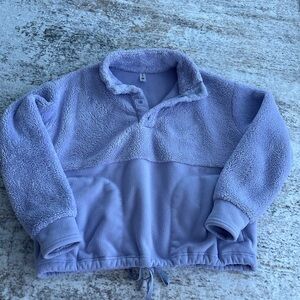 Cozy Women’s Lavender Fleece Jacket